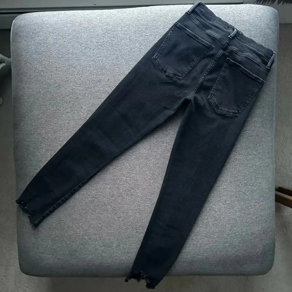 AGOLDE Toni Mid Rise Black Skinny Jeans Size 26